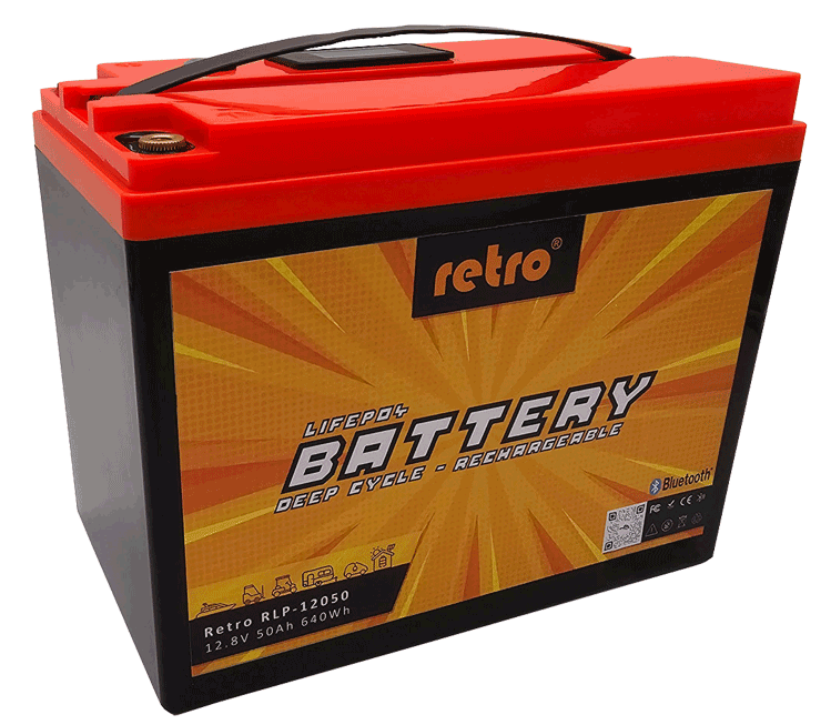 Retro LiFePO4 - LiFePO4 Batarya / Adaptör